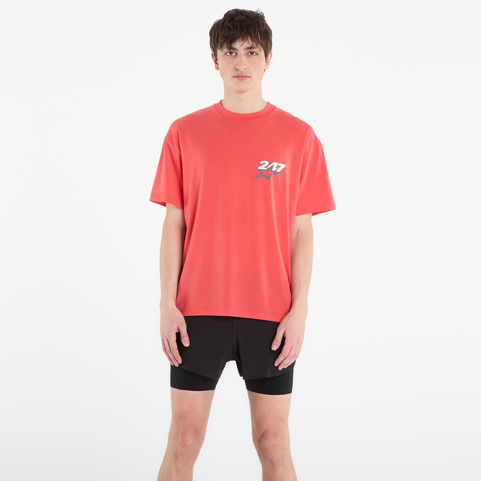 Tričko REPRESENT Team 247 Star Print Oversized Tshirt UNISEX Racing Red XXL