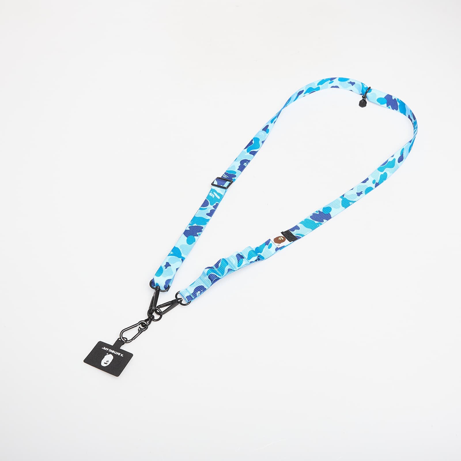 A BATHING APE Abc Camo Smartphone Shoulder Strap Blue Universal