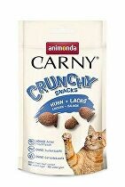 Animonda Carny Adult Crunchy - výhodné balenie: 10 x 50 g kuracie + losos
