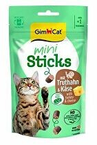GimCat Mini Sticks - morčacie a syr (50 g)