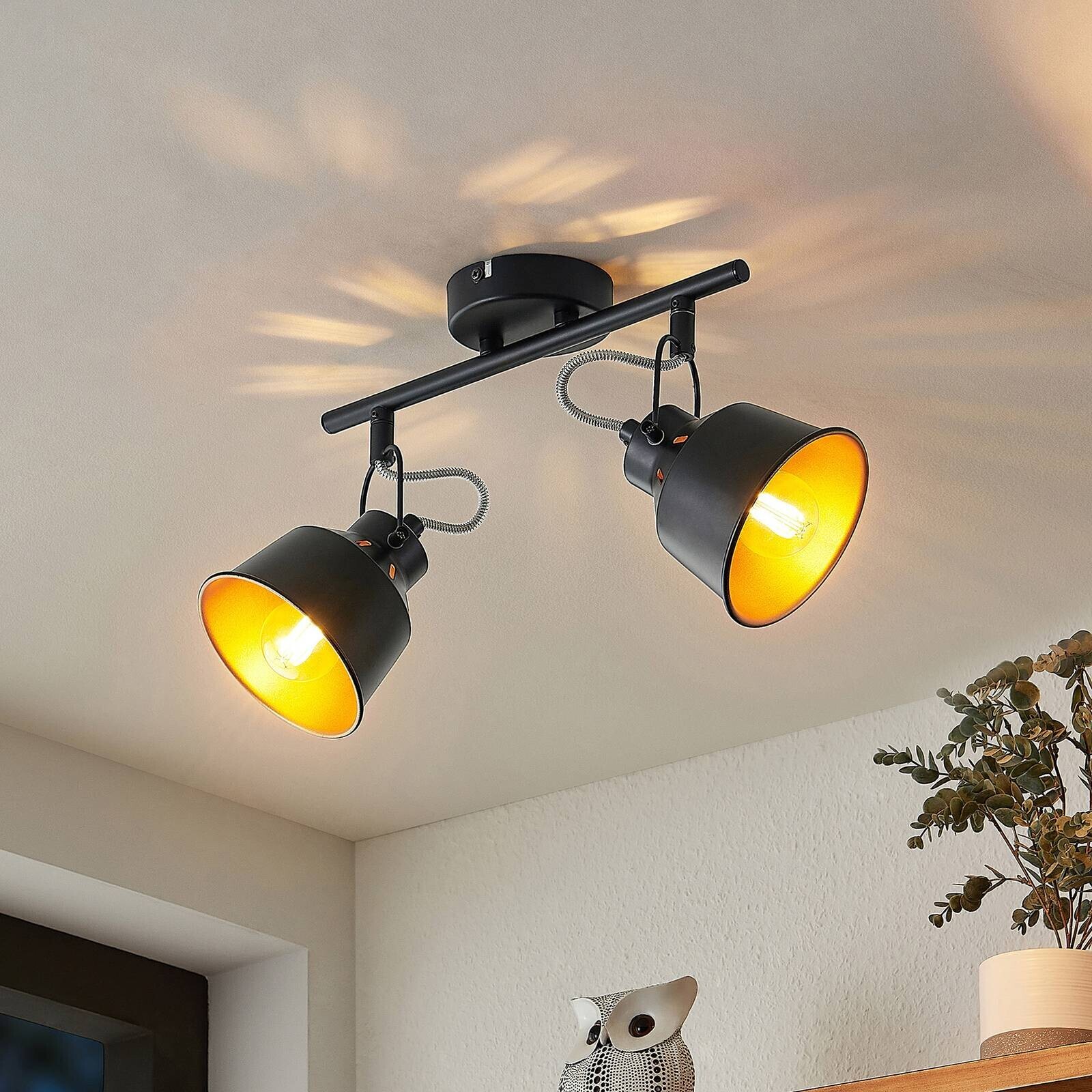 Lindby Mirlinda stropné svietidlo, 2-plameňové