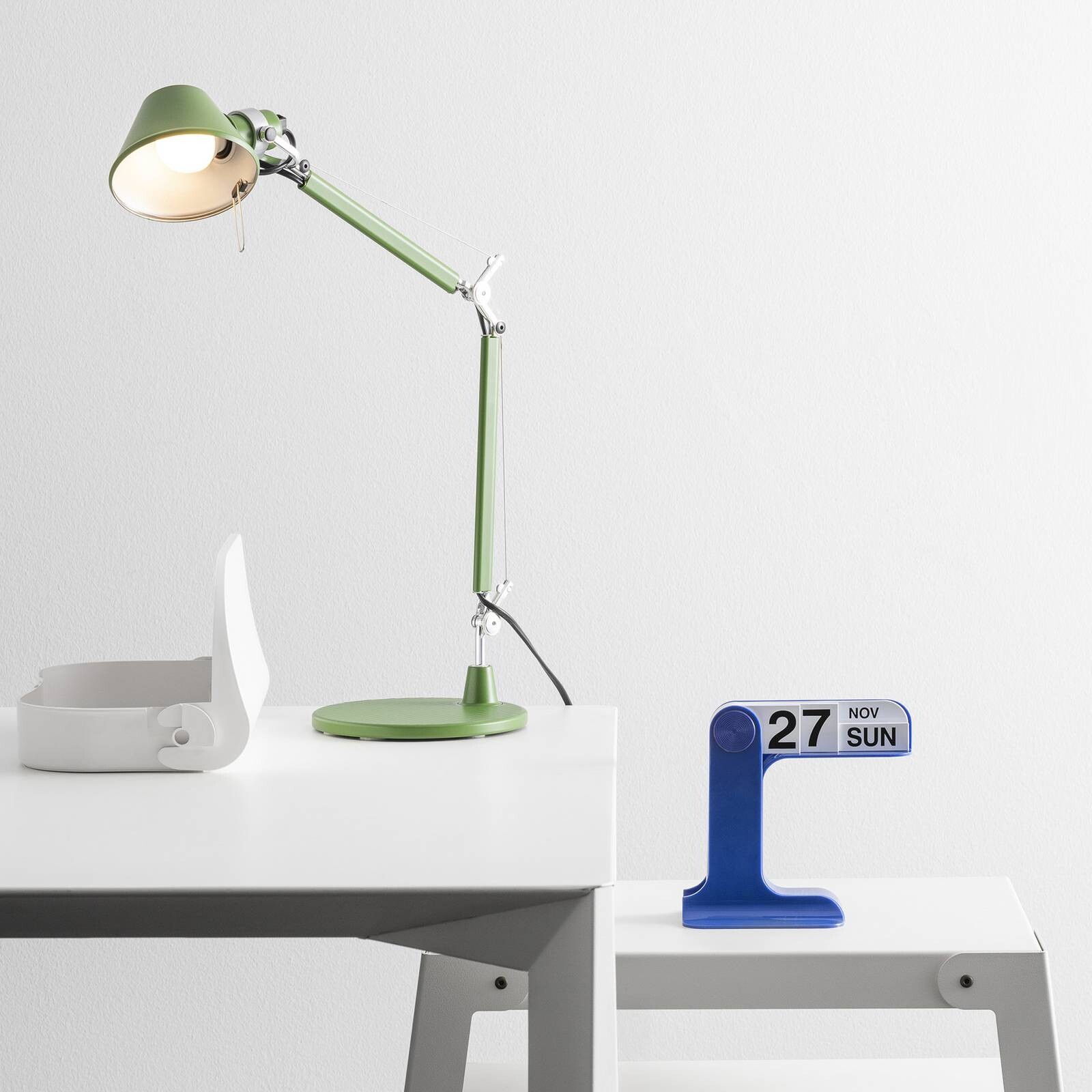 Stolová lampa Artemide Tolomeo Micro, zelená