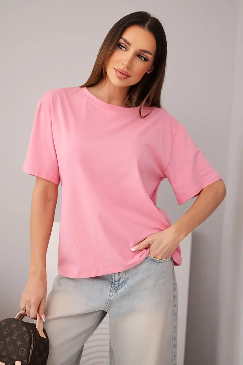 Dámske basic tričko s krátkym rukávom