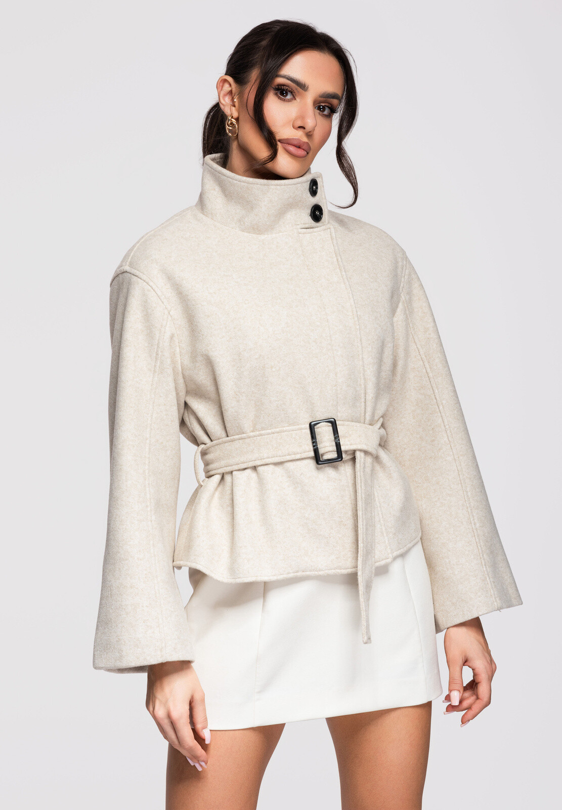 Krátky dámsky prechodný kabát LARICA