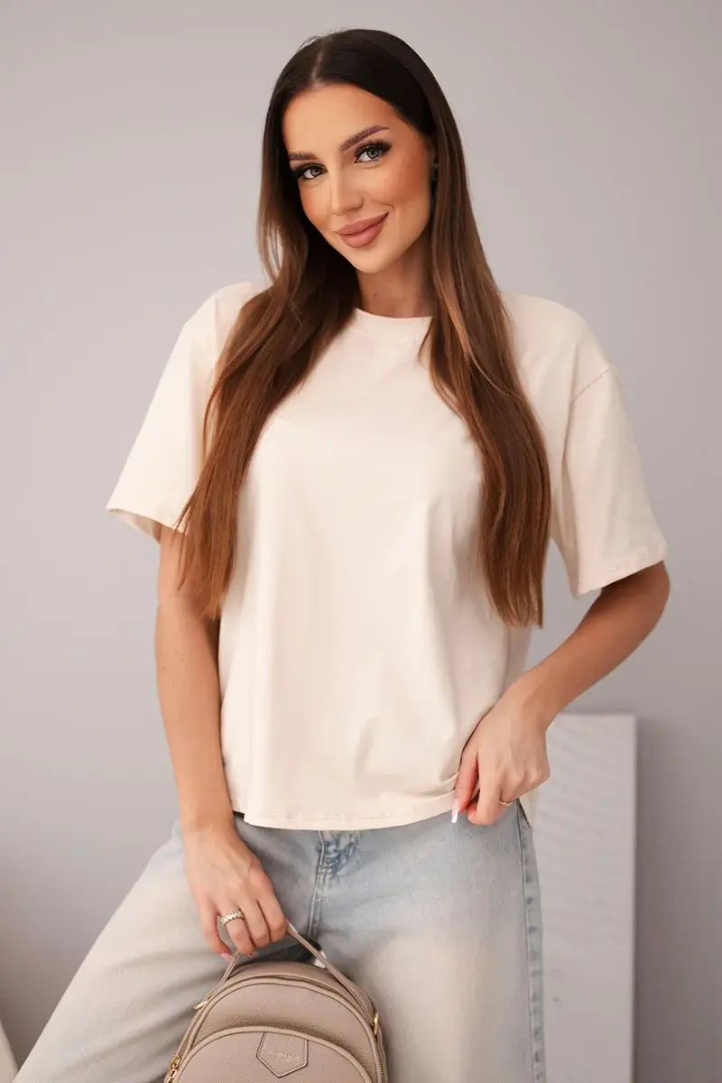 Béžová dámska blúzka Kesi Włoski