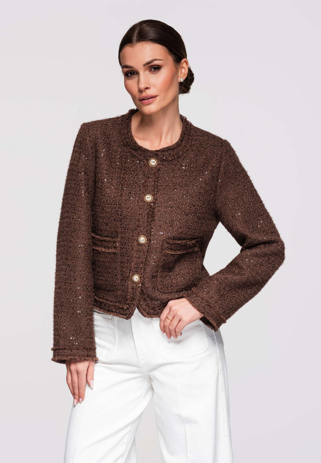 Dámska krátka chanel bunda OW-BLZB-0102