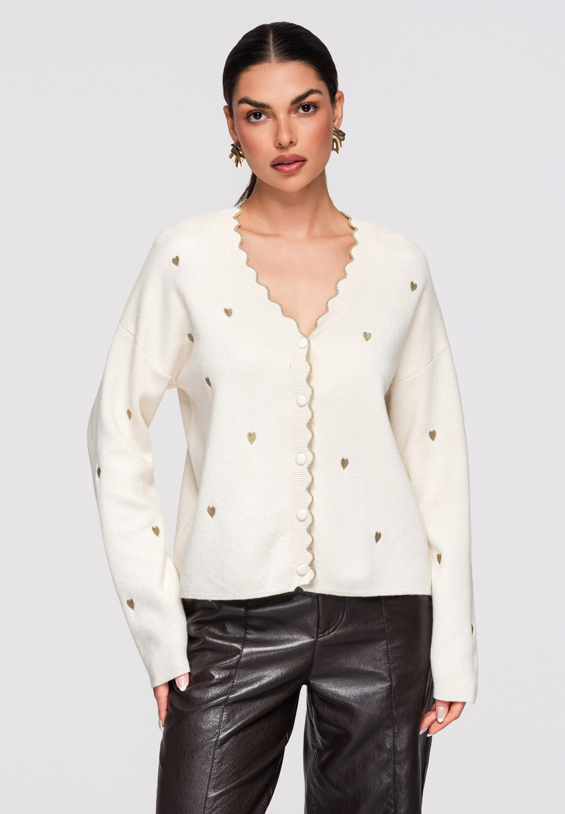 Dámsky pletený kardigán OW-SWCD-0101