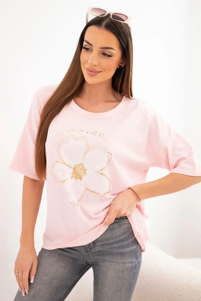 Kesi oversize blúzka s kvetinovým vzorom