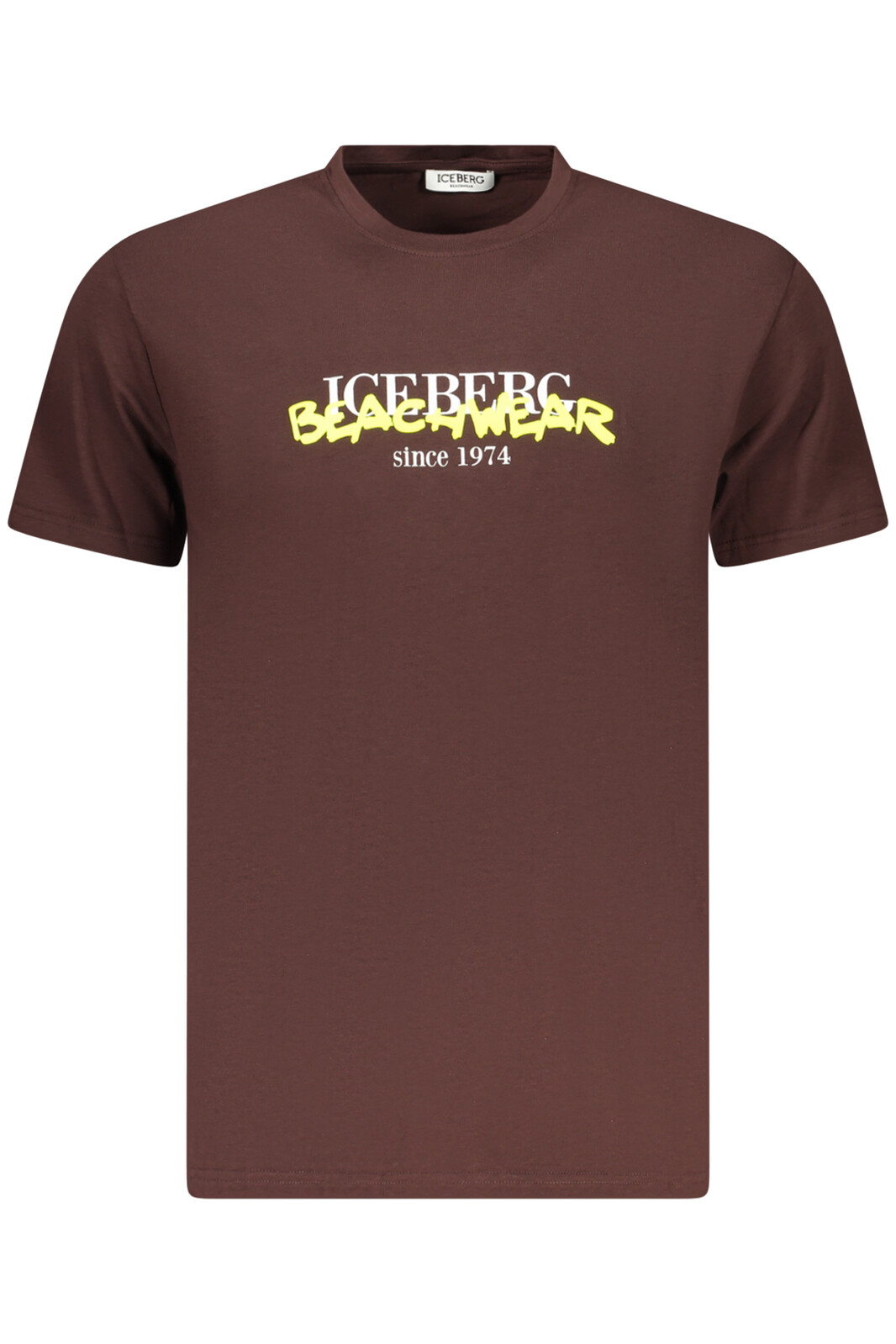 Hnedé tričko Iceberg s krátkym rukávom