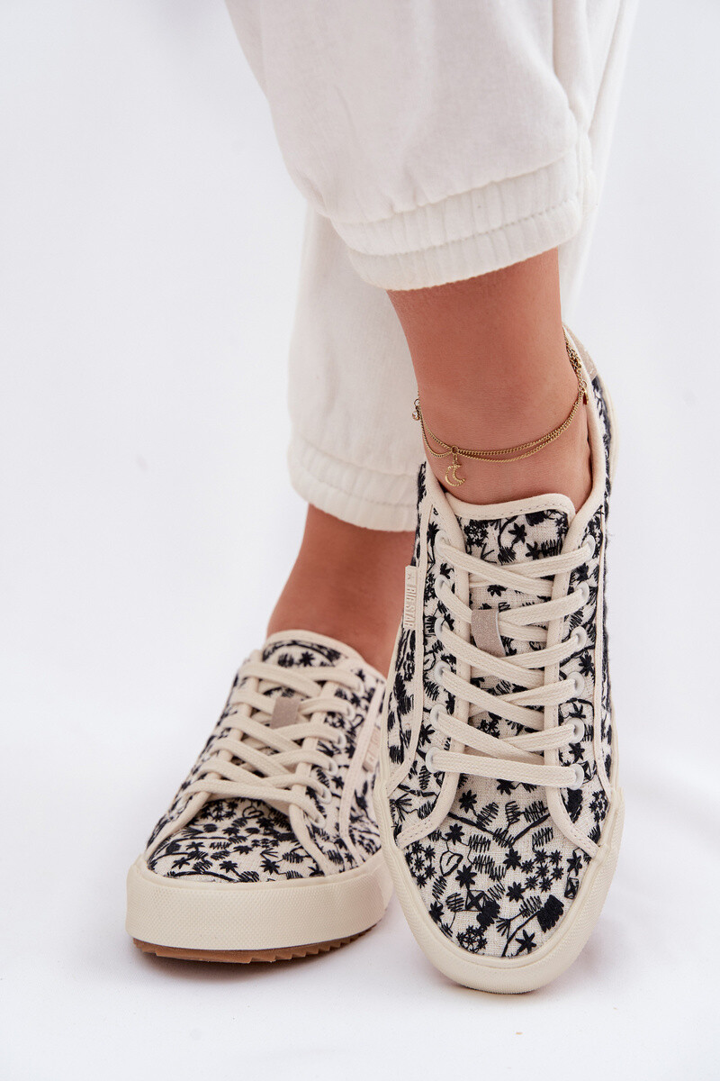 Dámske svetlo béžové tenisky Big Star