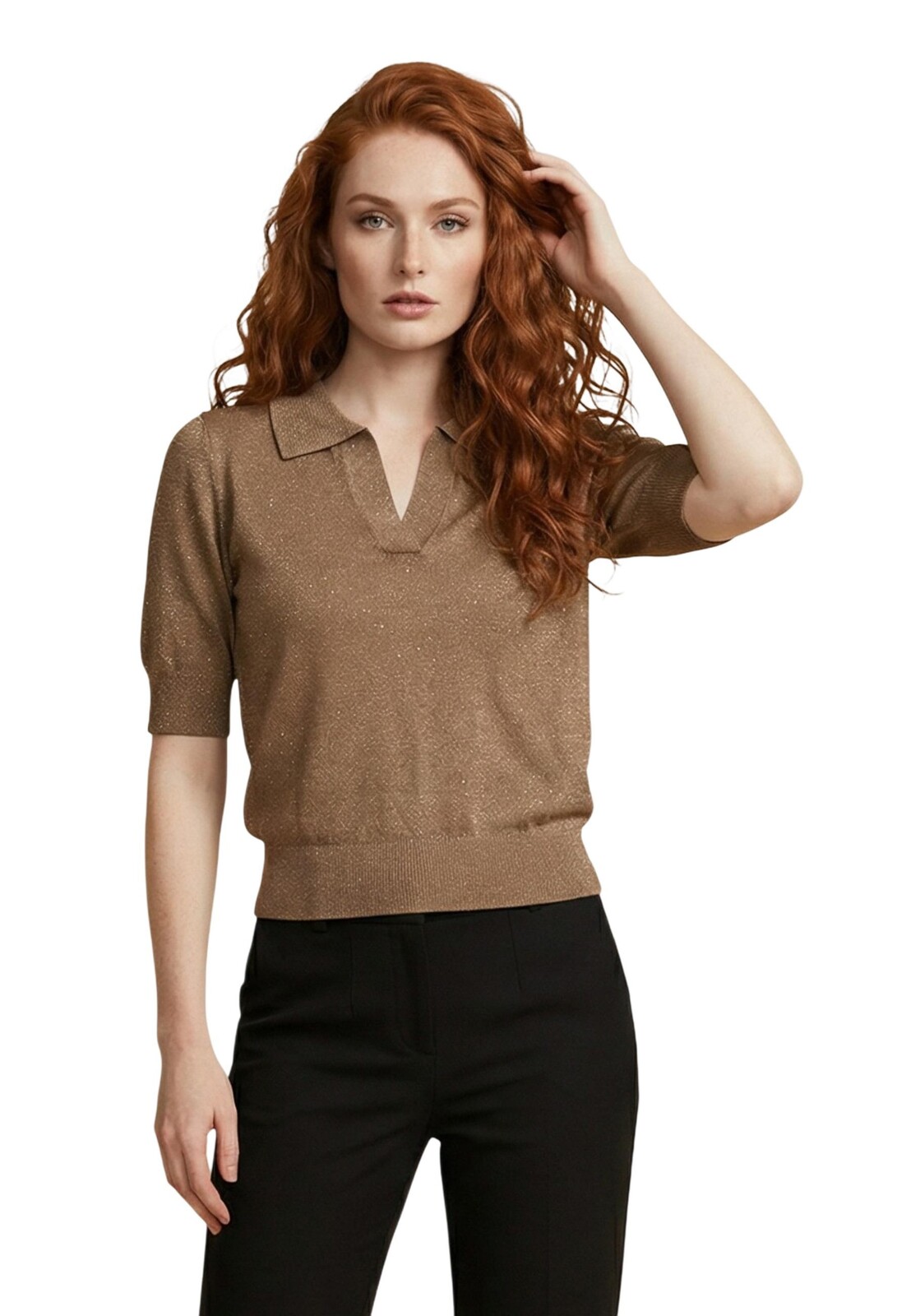 Dámske polo tričko s krátkym rukávom