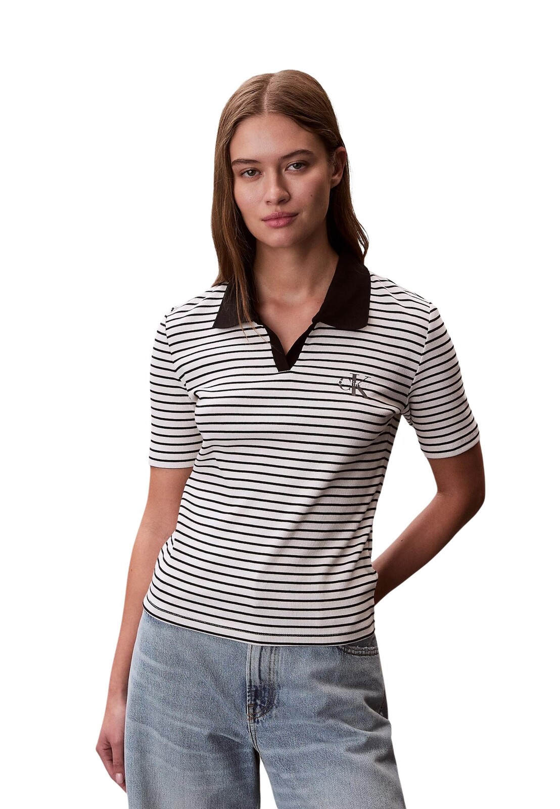 Calvin Klein pruhované dámske polo