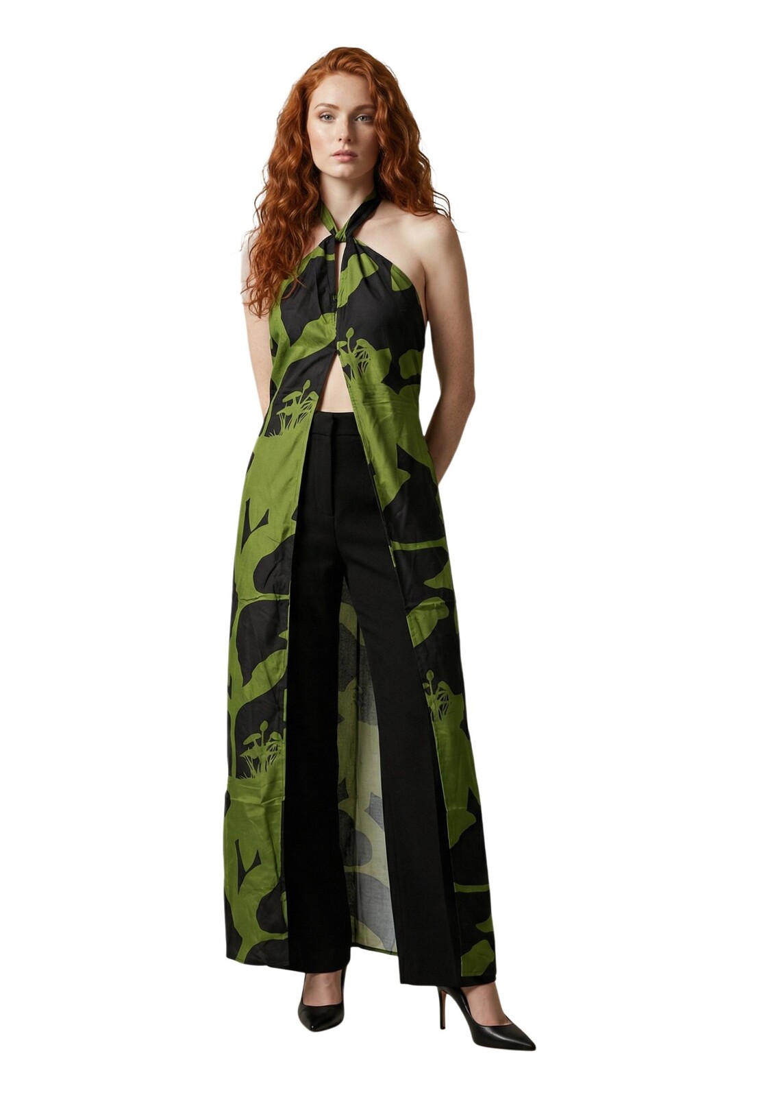 Dámske letné šaty s kvetinovým vzorom