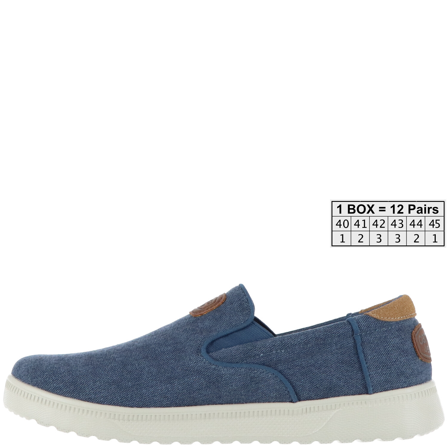 Carrera pánske slip-on poltopánky