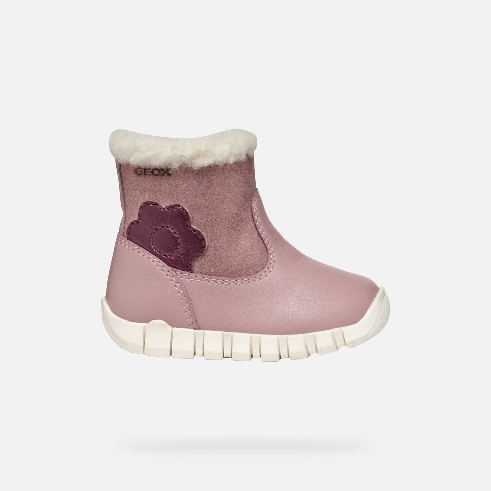 Pink Girls Winter Boots Geox Iupidoo - Girls