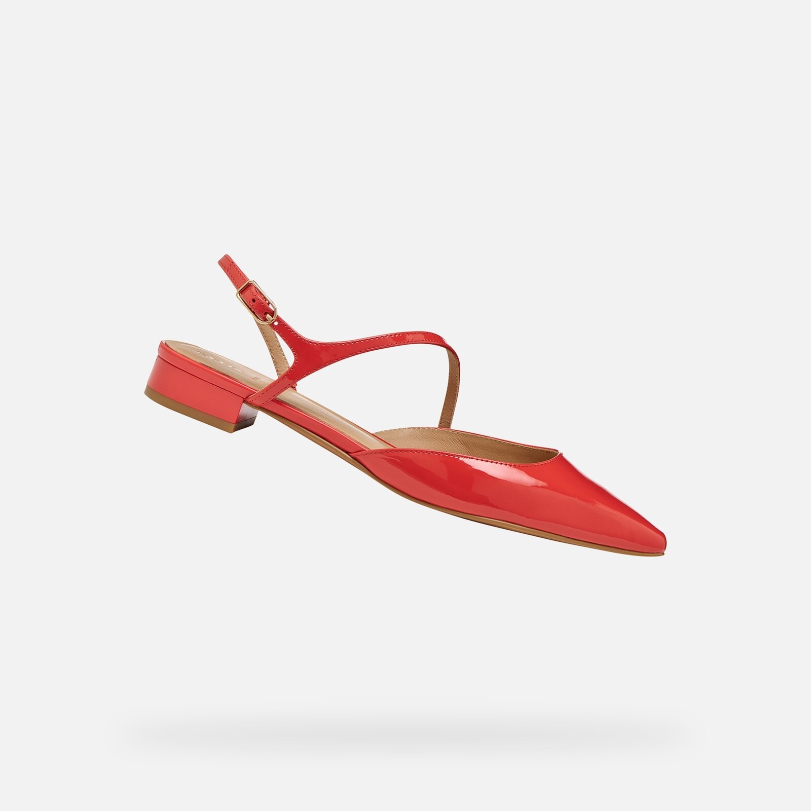 Red Women's Ballerinas Geox Giselda15 - Women's