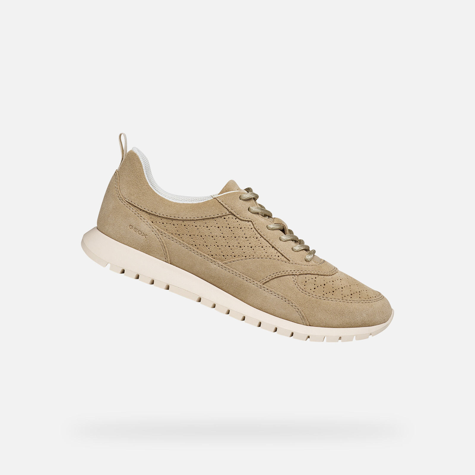 Beige Women's Geox Sukie 2.0 Sneakers - Women's