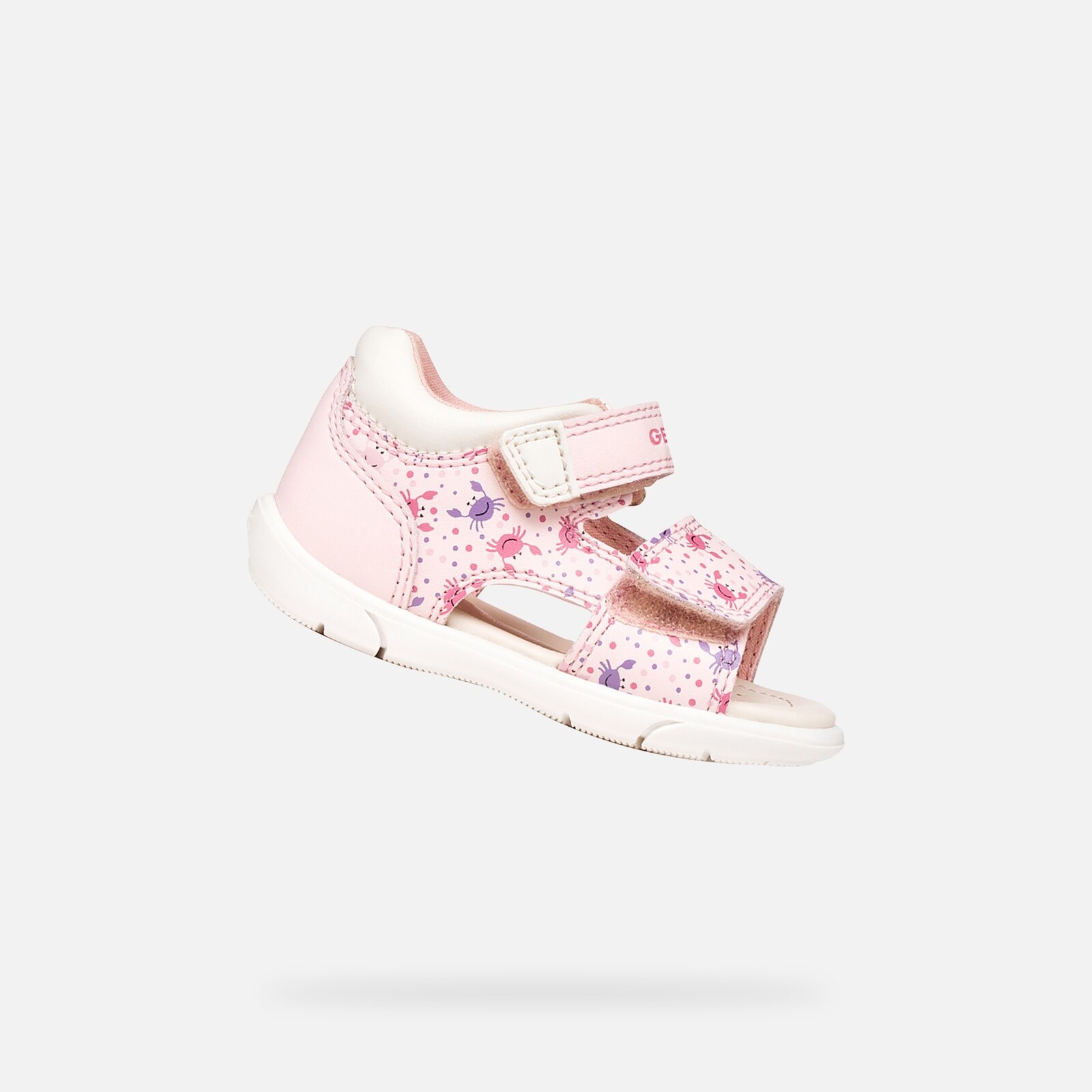 Pink Girls' Sandals for First Steps Geox Sandal Zapito - Girls