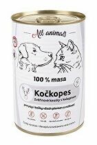 All Animals kočkopes Zvěřinové kousky s kolagenem 400g