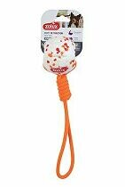 Hračka pes ETPU činka s lanem Zolux