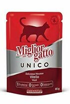 Miglior Cane Unico kapsička pro kočky telecí 85g