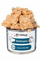 All Animals kočkopes Losos kousky 200g
