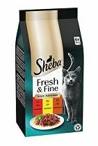 Sheba kapsa Fresh&Fine mix hovězí,kuře,jehněčí 6x50g