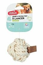 Hračka pes LEATHER TOUCH Míč 7cm Zolux