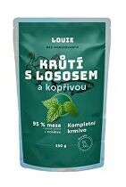 Louie Dog kapsa Krůtí s lososem a kopřivou 150g