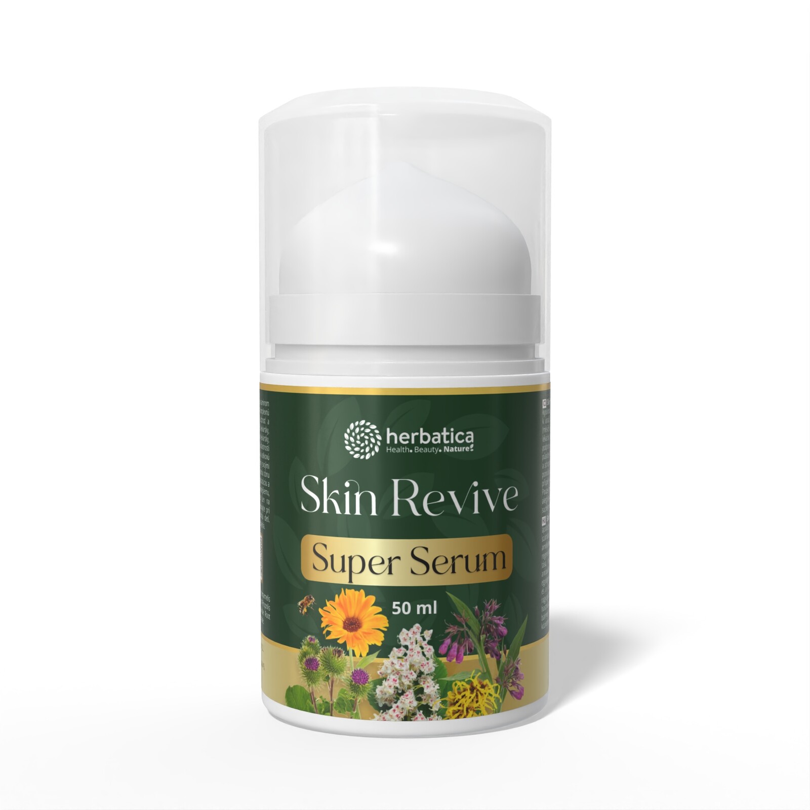 Skin Revive SuperSerum – anti‑age pleťové sérum s vitamínom C a kyselinou hyalurónovou - 50 ml - Herbatica