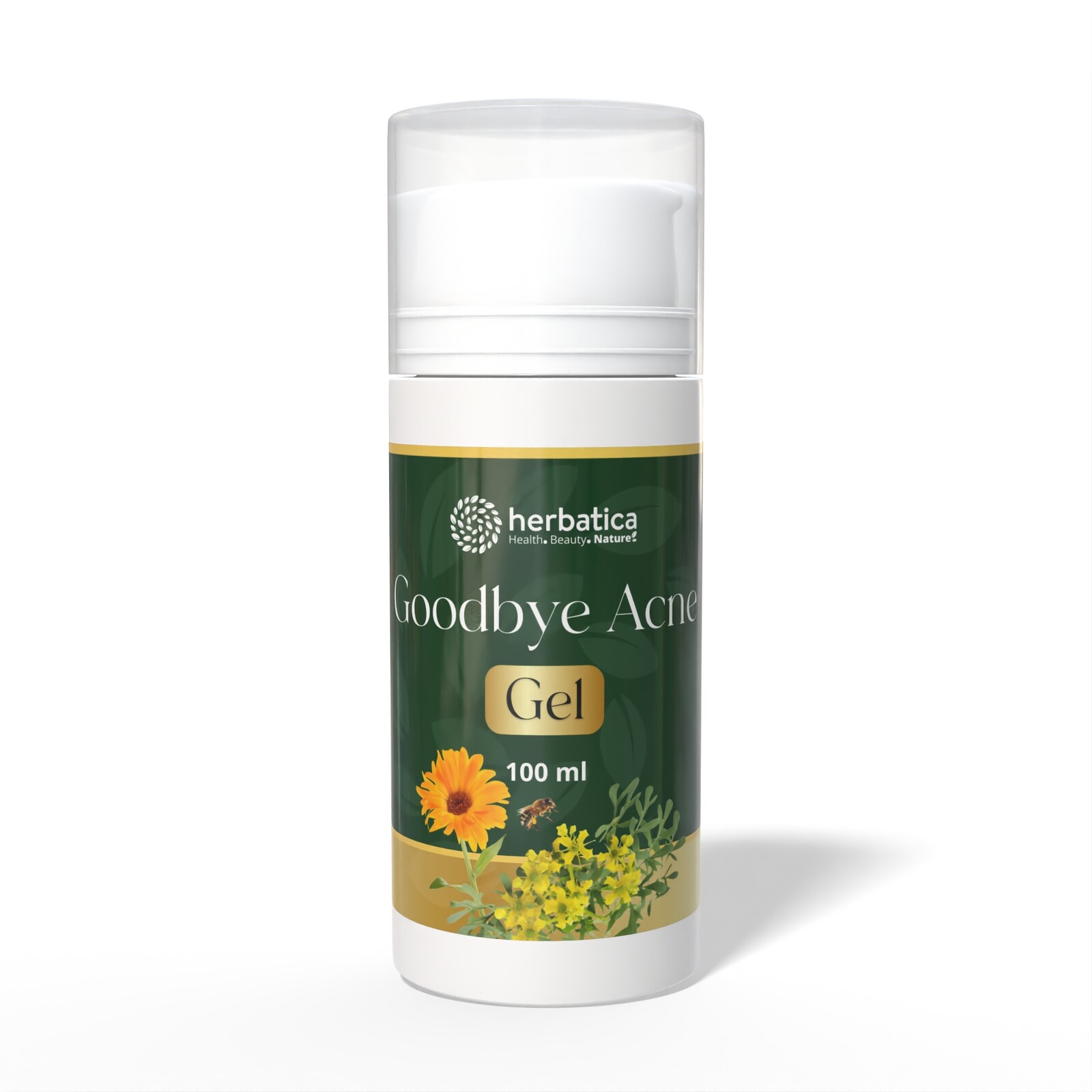 Goodbye Acne – bylinný gél na redukciu akné, pórov a začervenania – 100 ml - Herbatica