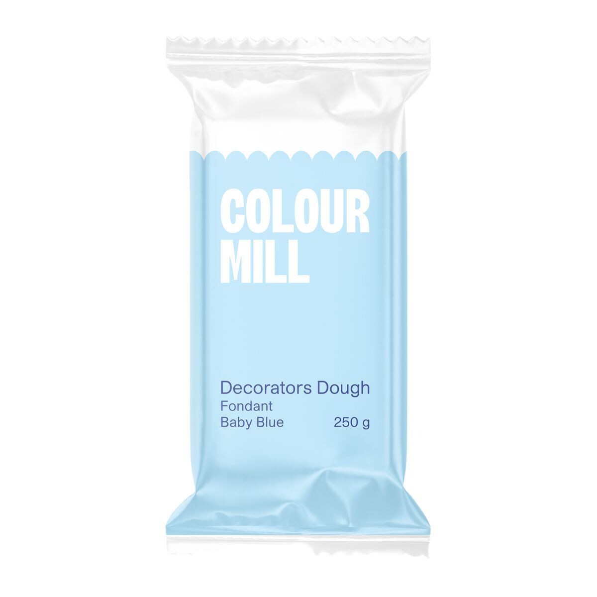 Colourmill Cukrová hmota na poťahovanie a modelovanie Colour Mill - Baby Blue 250 g
