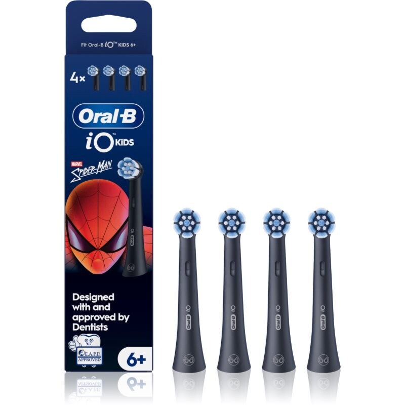 Oral-B iO Kids Marvel Spiderman náhradné hlavice na zubnú kefku od 6 rokov 4 ks