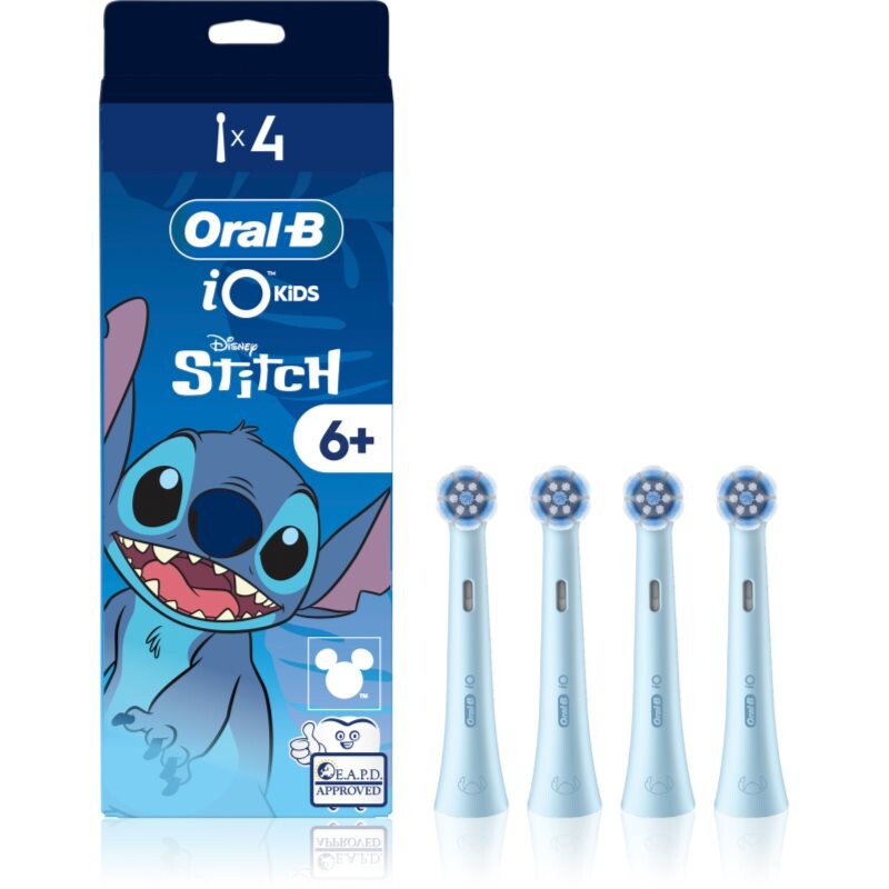 Oral-B iO Kids Disney Stitch náhradné hlavice na zubnú kefku od 6 rokov 4 ks