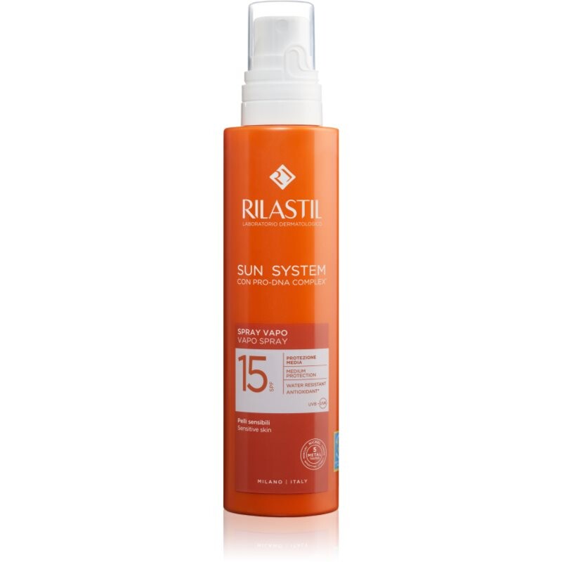 Rilastil Sun System opaľovacia emulzia v spreji SPF 15 200 ml