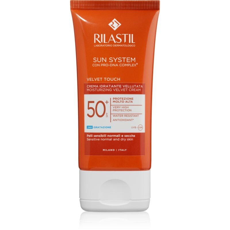 Rilastil Sun System Velvet Touch hydratačný ochranný krém SPF 50+ 50 ml