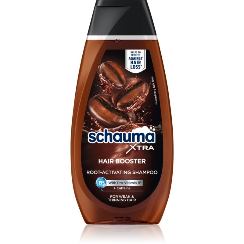 Schwarzkopf Schauma Hair Booster kofeínový šampón pre slabé vlasy s tendenciou vypadávať 350 ml