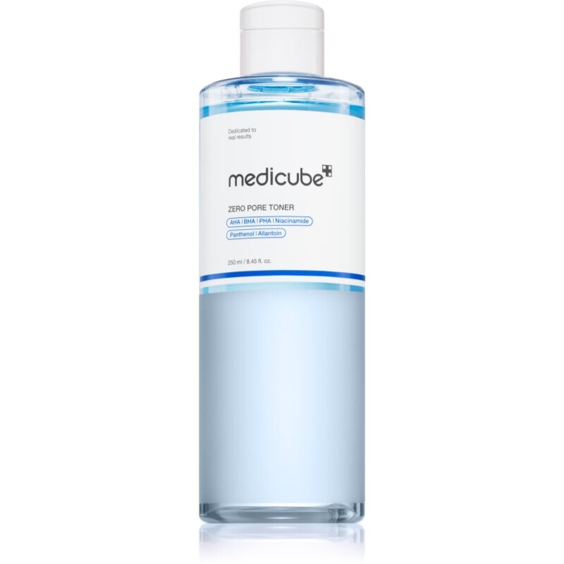 medicube Zero Pore Toner jemné exfoliačné tonikum na rozšírené póry 250 ml