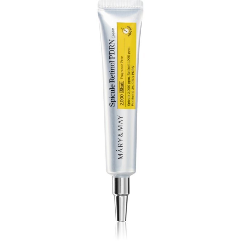 MARY & MAY Spicule Retinol PDRN Cream intenzívny protivráskový krém s upokojujúcim účinkom 15 g