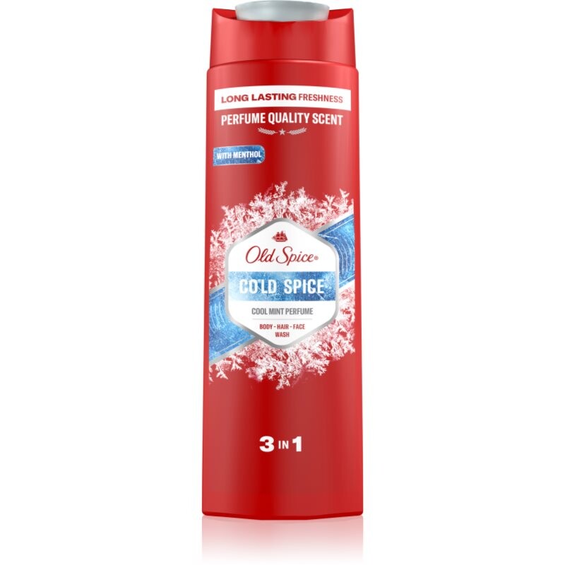 Old Spice Cold Spice sprchový gél 3v1 pre mužov 400 ml