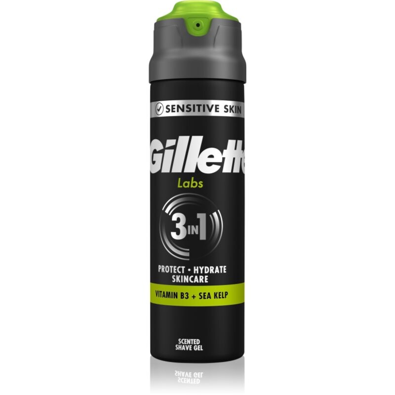 Gillette Labs penivý gél na holenie 3v1 198 ml
