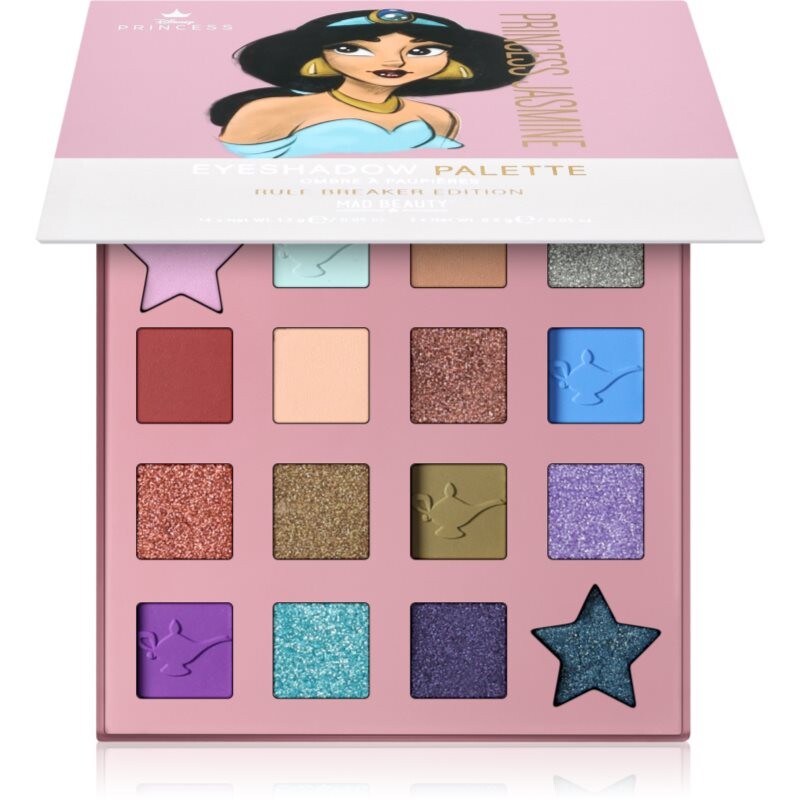 Mad Beauty Disney Princess Jasmine paletka očných tieňov 19.8 g