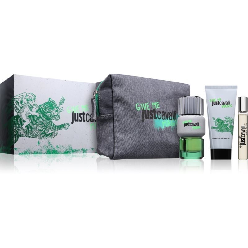 Roberto Cavalli Just Cavalli Give Me Magic For Him darčeková sada pre mužov