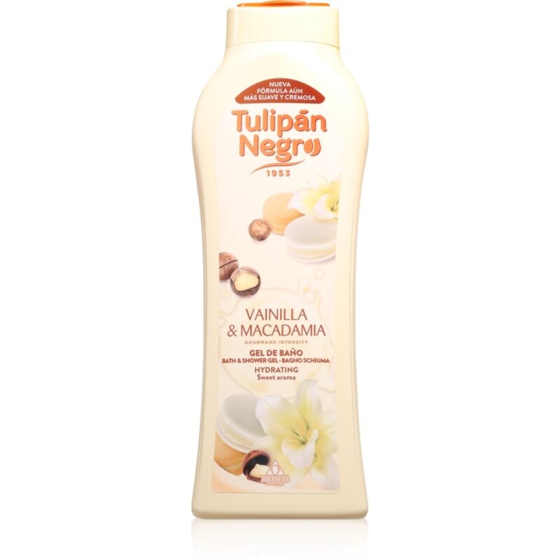 Tulipán Negro Vanilla Y Macadamia sprchový gél 650 ml