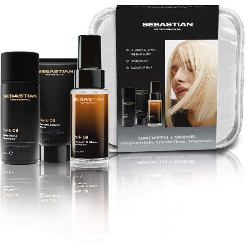 Sebastian Professional Dark Oil Set cestovná sada na lesk a hebkosť vlasov