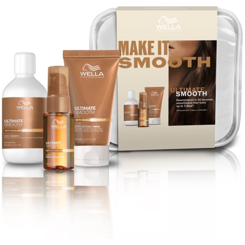 Wella Professionals Ultimate Smooth Set cestovná sada na lesk a hebkosť vlasov