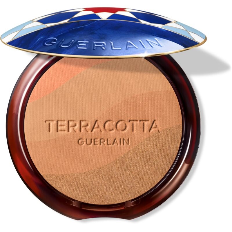 GUERLAIN Terracotta Golden Dunes bronzujúci rozjasňujúci púder limitovaná edícia odtieň Light Blue Dakhla 10 g