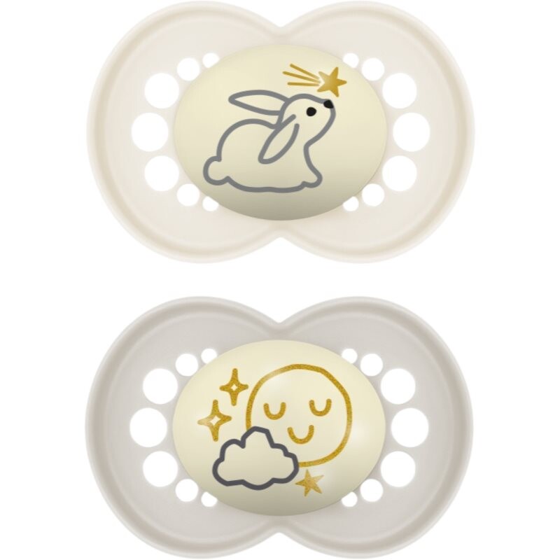 MAM Original Night 16m+ cumlík Grey/ Beige 2 ks