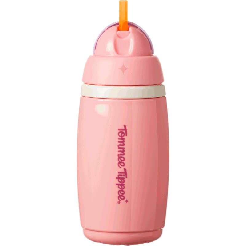 Tommee Tippee Active Cup hrnček s rúrkou Pink 12m+ 266 ml