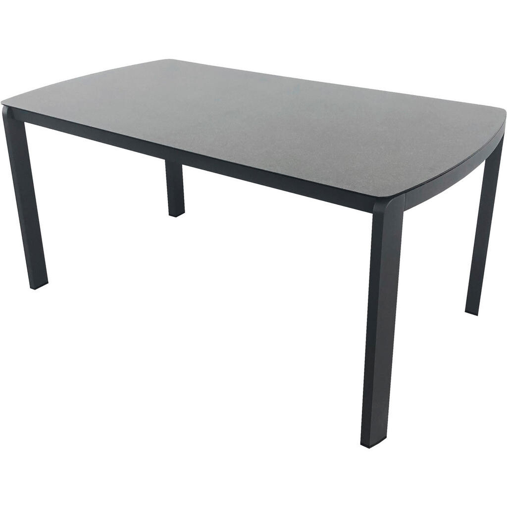 Amatio ZÁHRADNÝ STÔL, kov, sklo, 160/90/75 cm